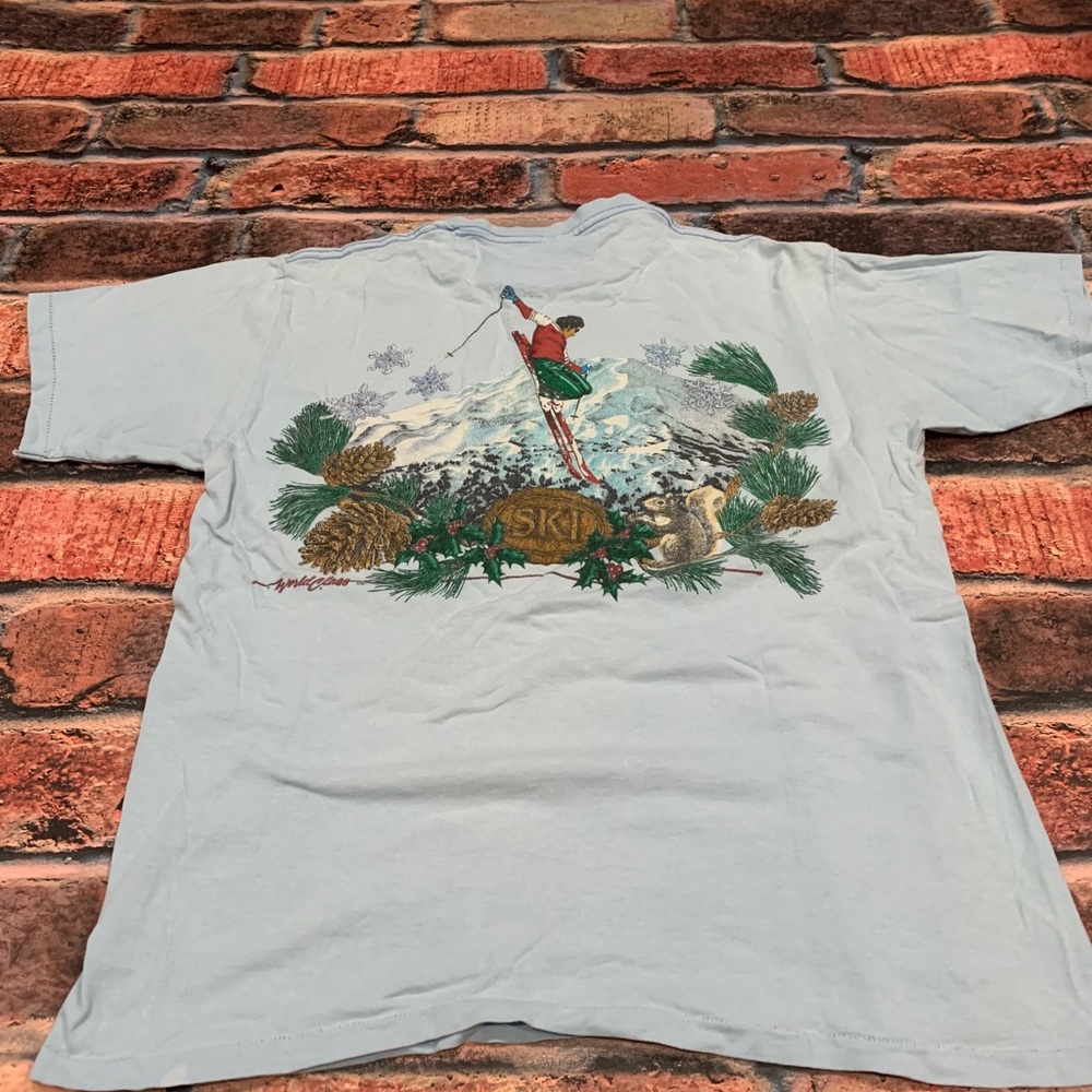 Vintage Park City Utah Ski Shirt Size L